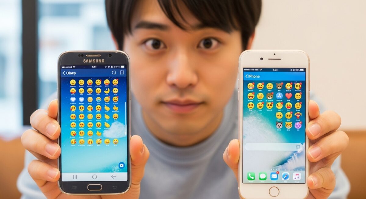 アプリ等を使ってGalaxyの絵文字を変更する方法