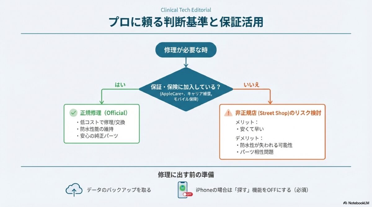 プロに頼る判断基準と保証活用
