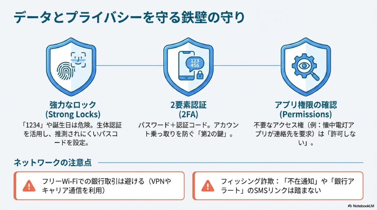 データとプライバシーを守る鉄壁の守り