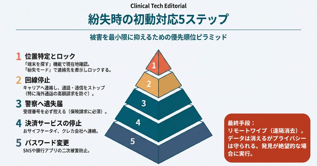 紛失時の初動対応5ステップ