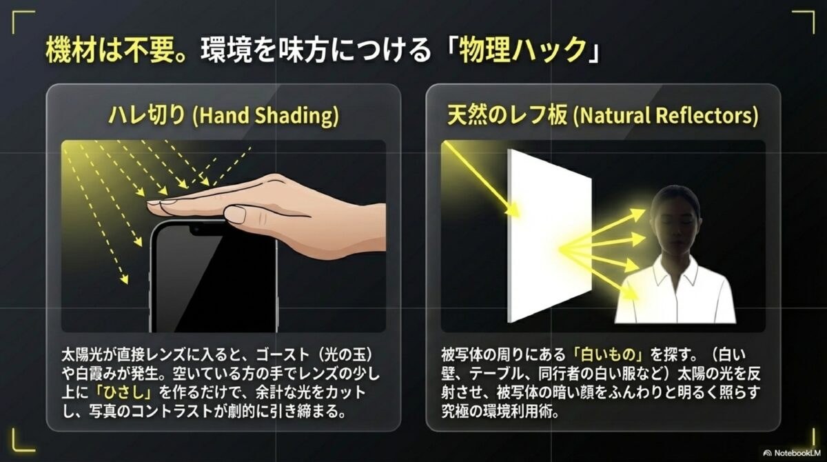 機材は不要。環境を味方につける「物理ハック」