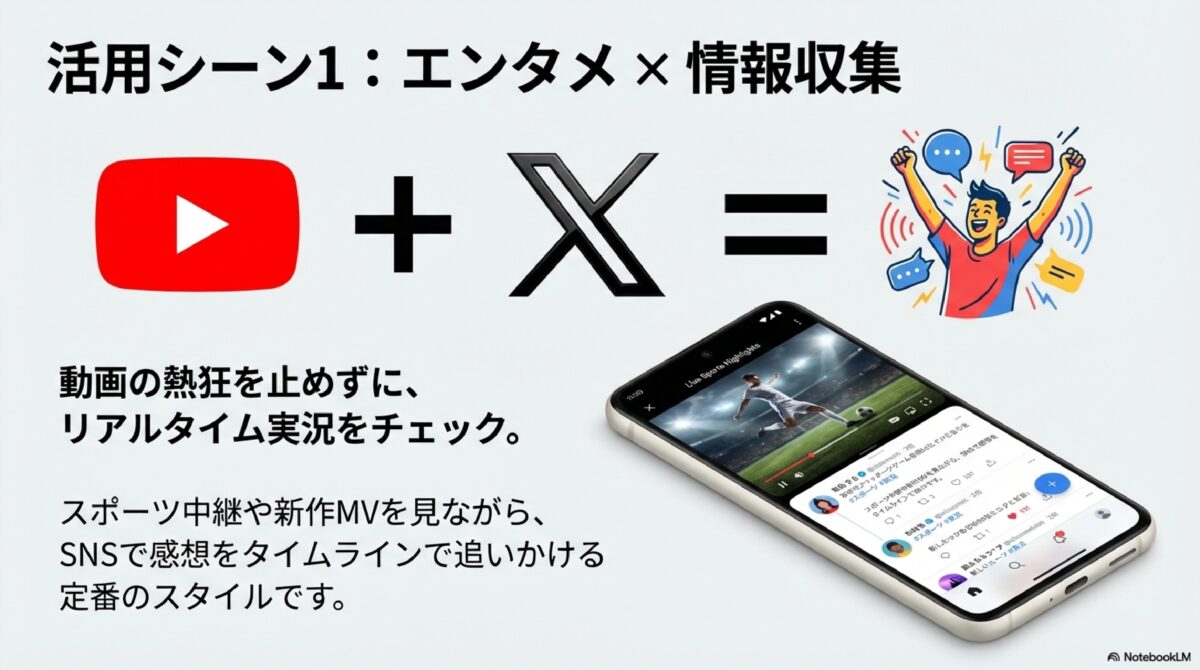 活用シーン1：エンタメ×情報収集