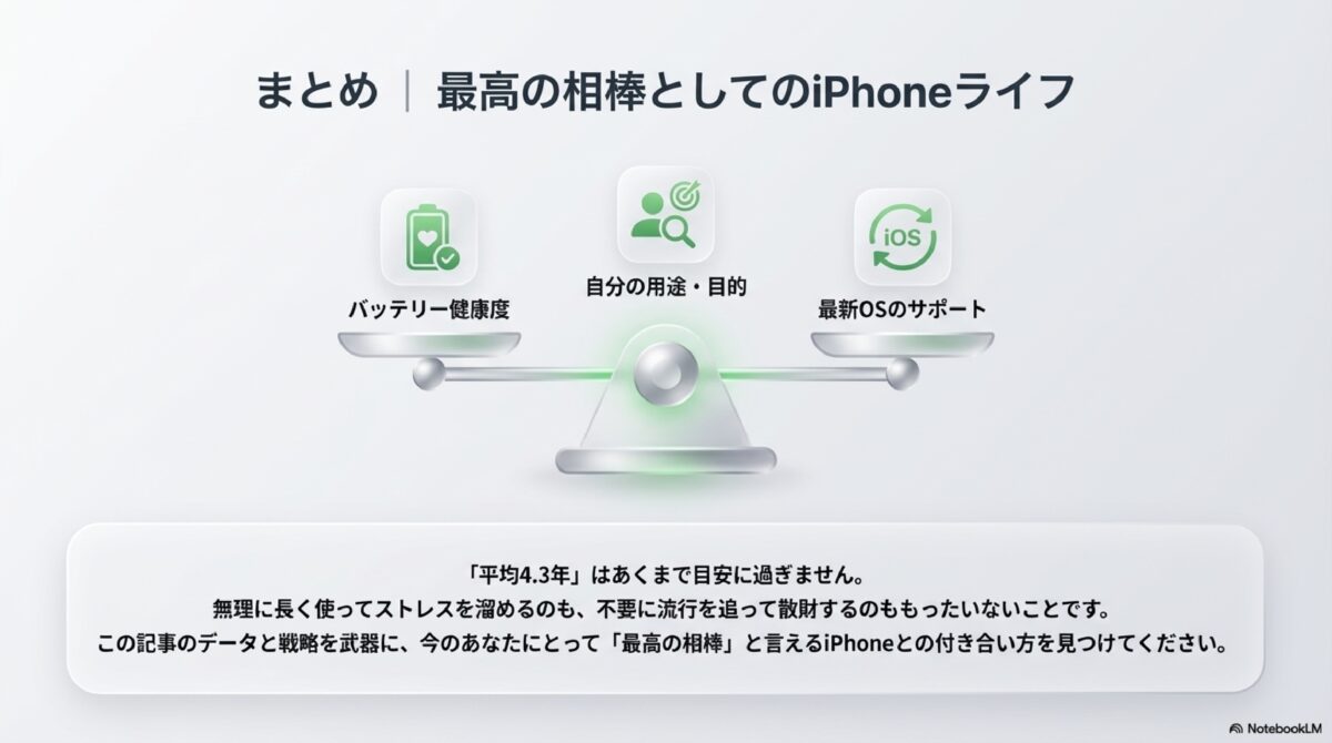 まとめ｜最高の相棒としてのiPhoneライフ
