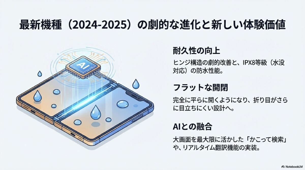 最新機種（2024-2025）の劇的な進化と新しい体験価値