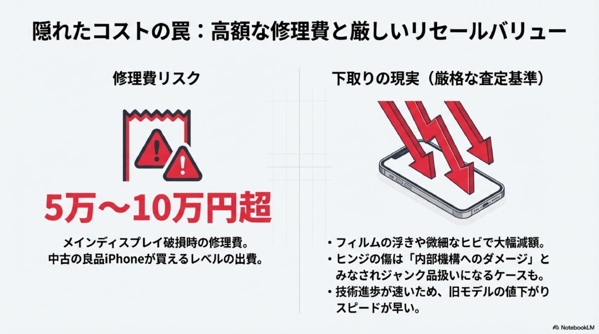 隠れたコストの罠：高額な修理費と厳しいリセールバリュー
