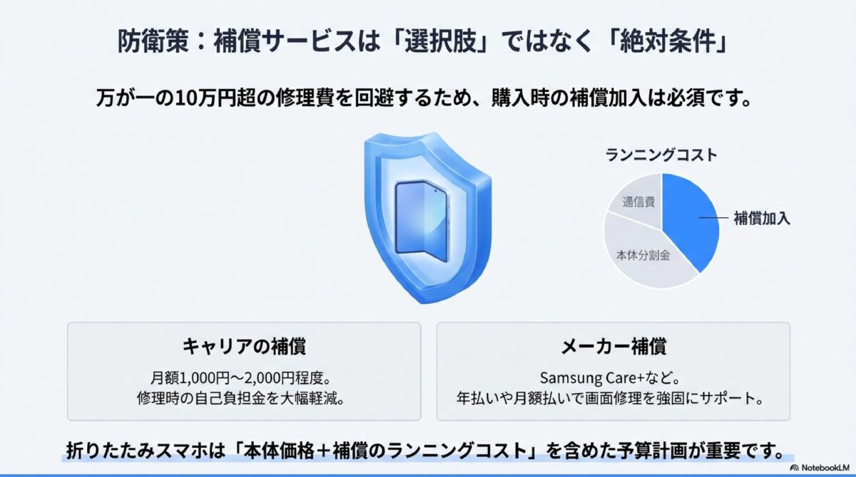 防衛策：補償サービスは「選択肢」ではなく「絶対条件」