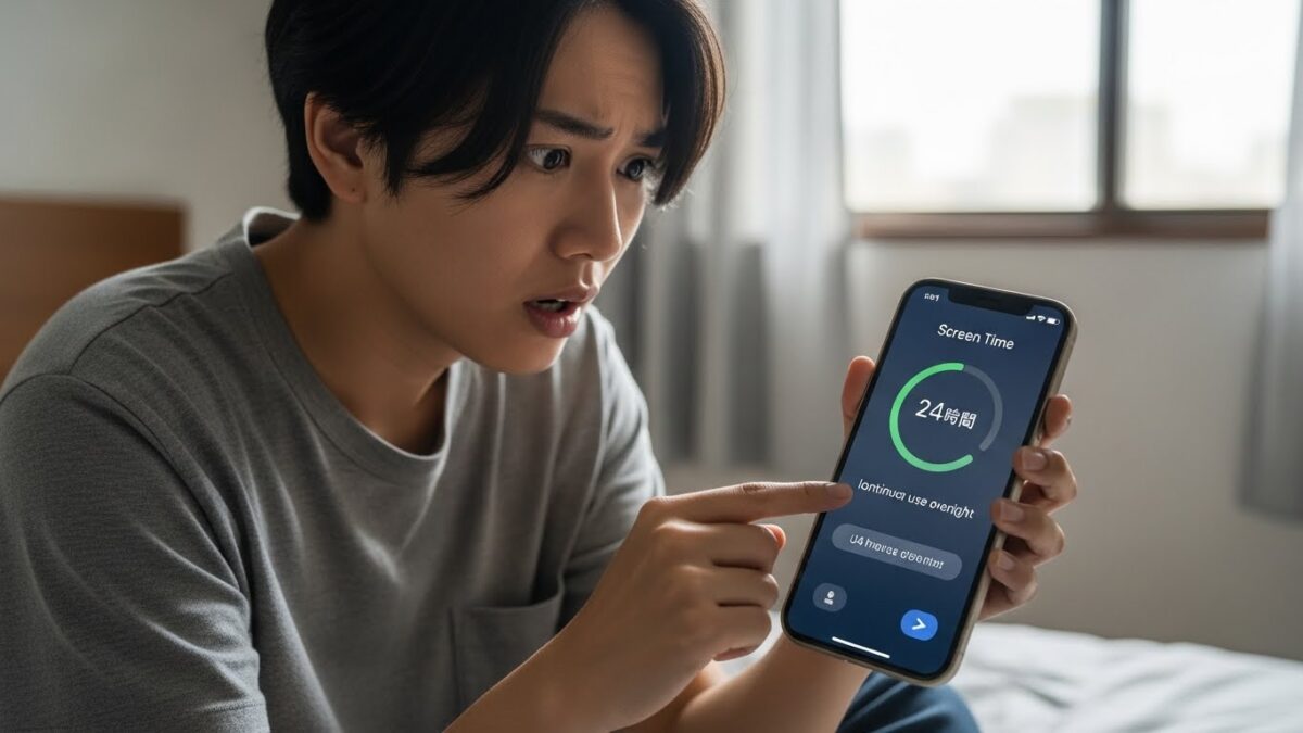 スクリーンタイムずっと使ってることになってる？原因と直し方を解説