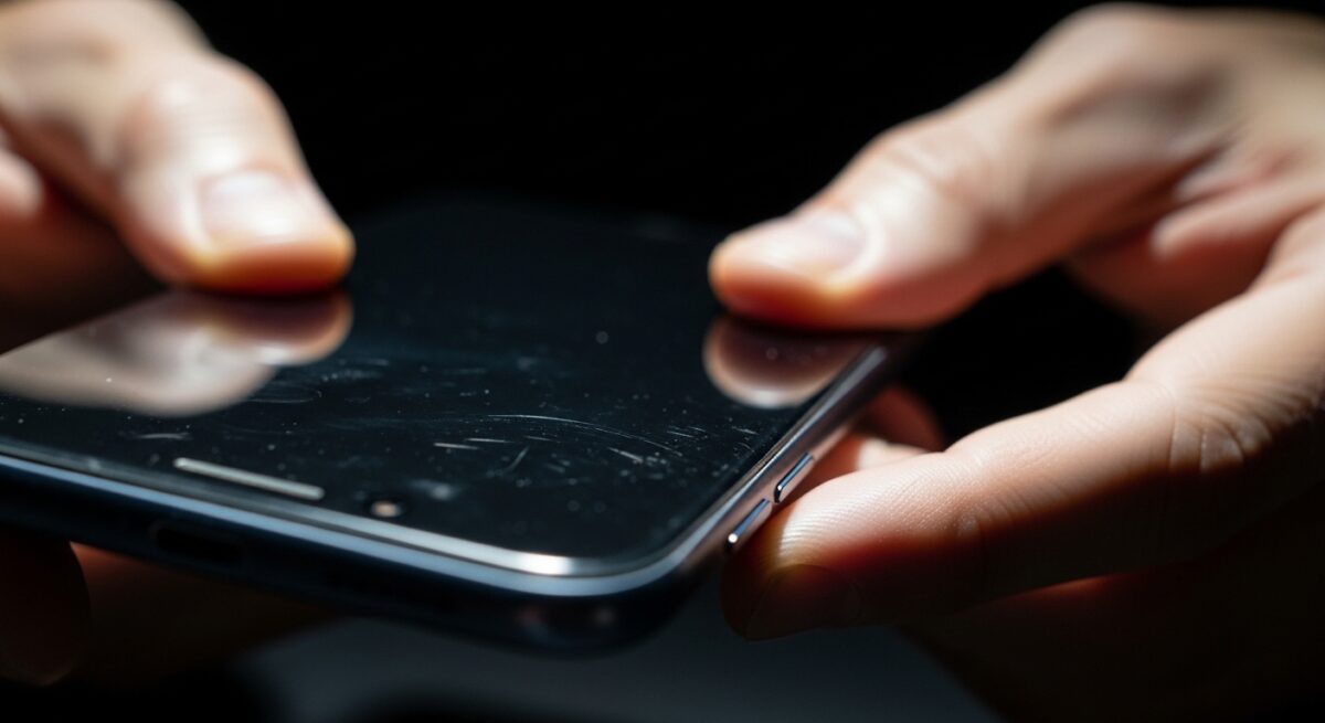 画面のひび割れや表示不良による減額