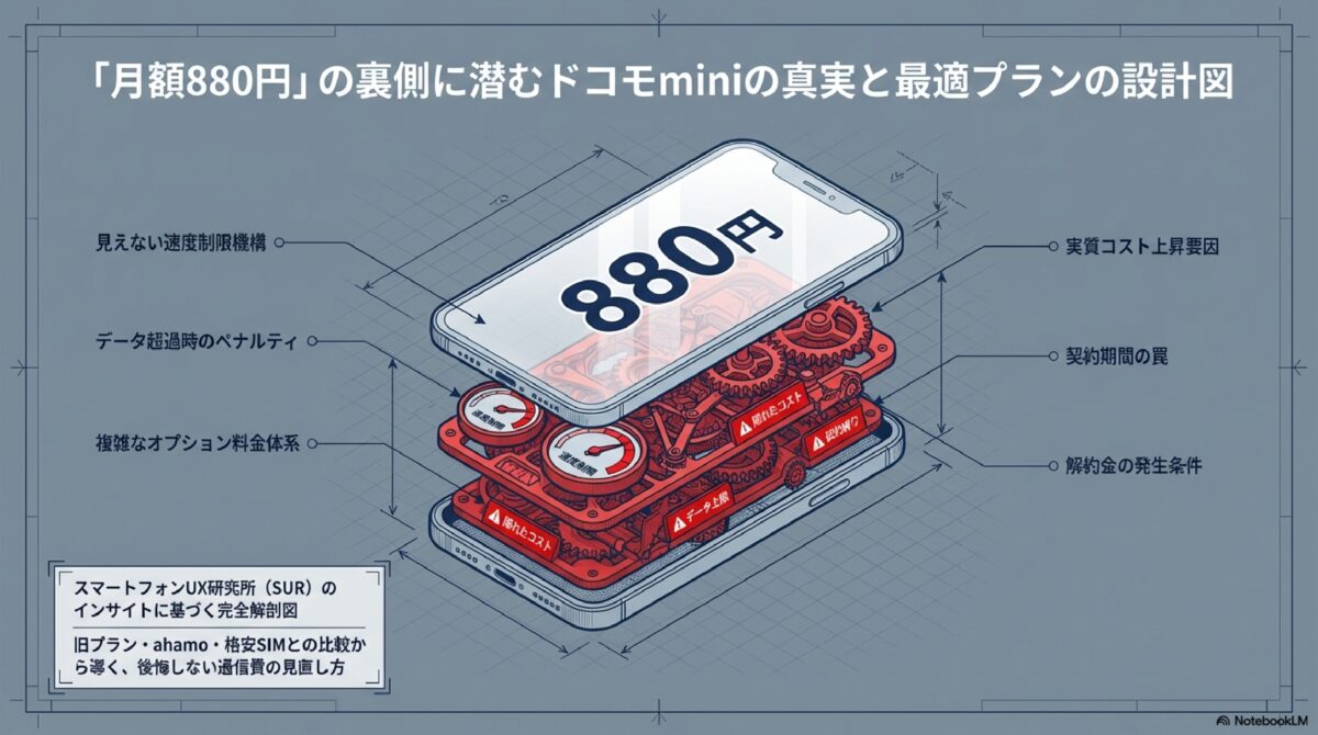 「月額880円」の裏側に潜むドコモminiの真実と最適プランの設計図